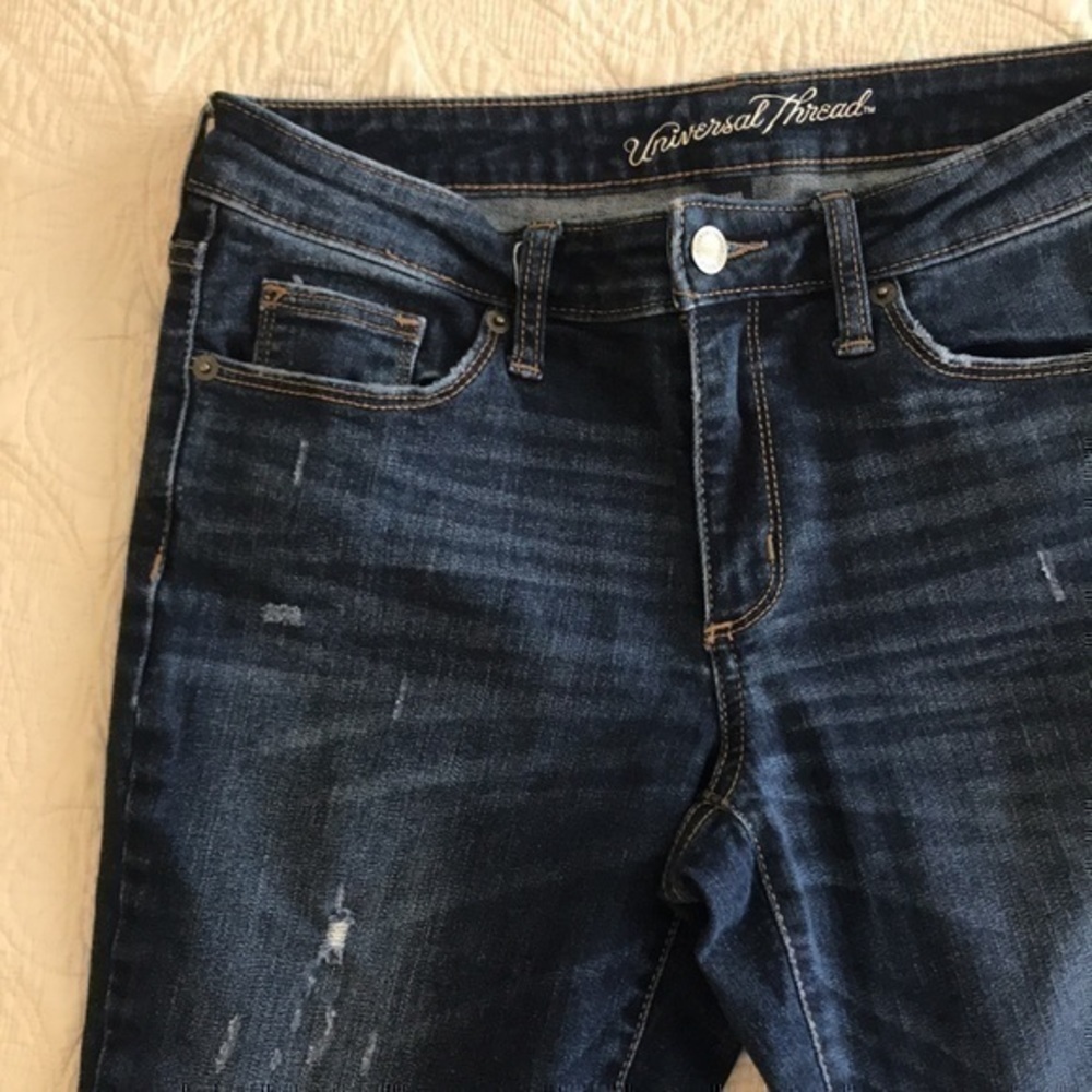 Universal Thread Mid Rise Skinny Jeans Size 6/28R - Picture 5 of 14